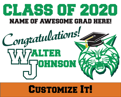 Custom WJHS 2020 Grad Sign 1