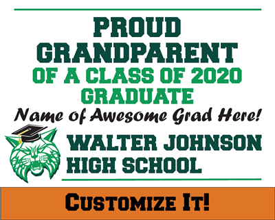 Custom WJHS 2020 Grad Sign 2