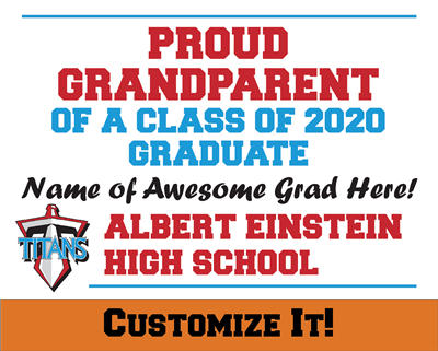 Custom AEHS 2020 Grad Sign 2